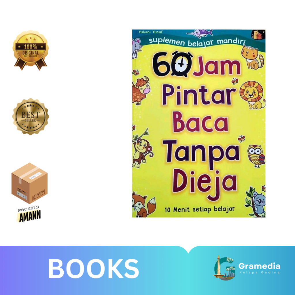 Gramedia MKG - Buku 60 Jam Pintar Baca Tanpa Dieja (Yuliani Yusuf)