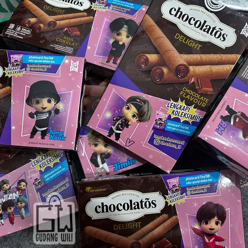 

chocholatos Delight edisi Tinytan segel dapet PC TINY random