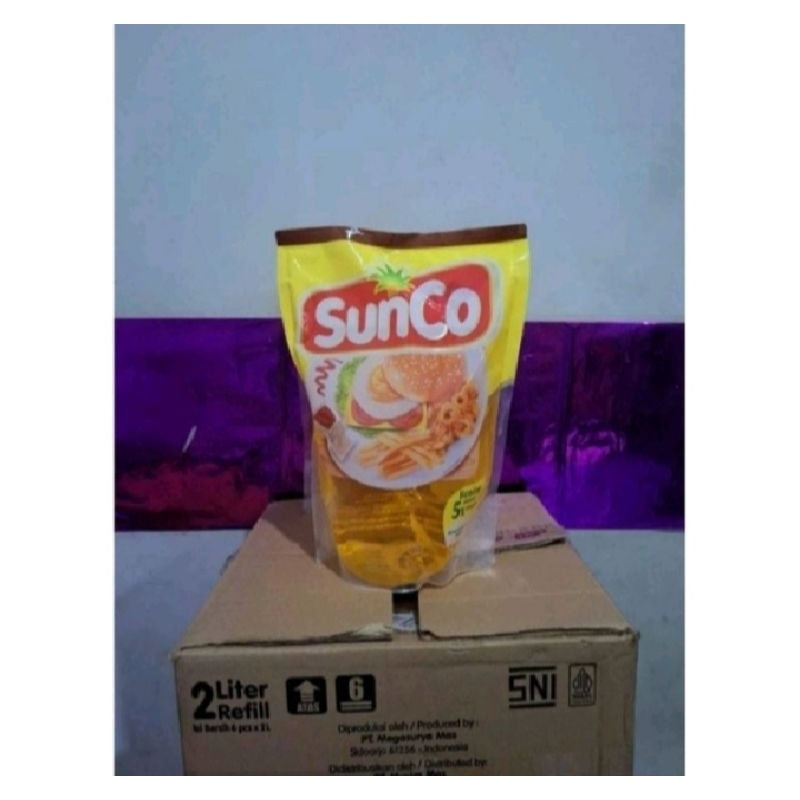 

Bisa COD Minyak Sunco 2 liter reffil