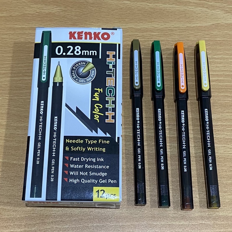 

MURAH MERIAH Pen Hitec Kenko 28 Fun Color Per Lusin