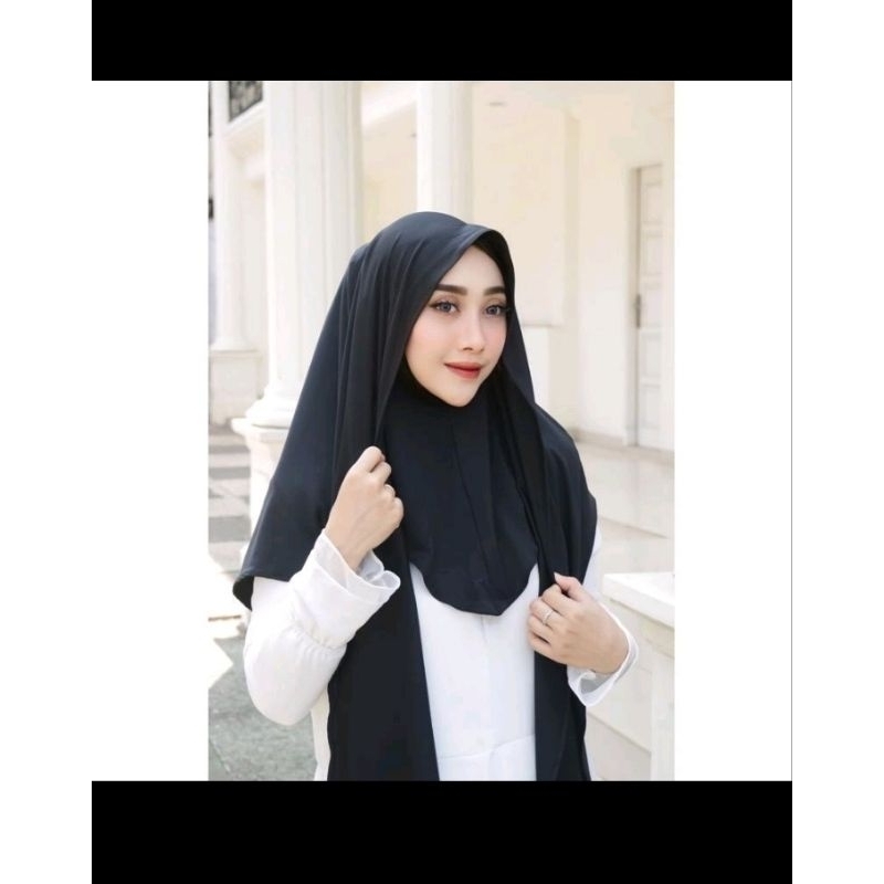 Pashmina tren hijab kekinian oval inner 3in1