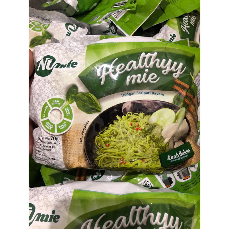 

NUMIE MOCAF RASA BAKSO . MIE SEHAT HALAL NON MSG GLUTEN FREE RENDAH KALORI RENDAH GULA