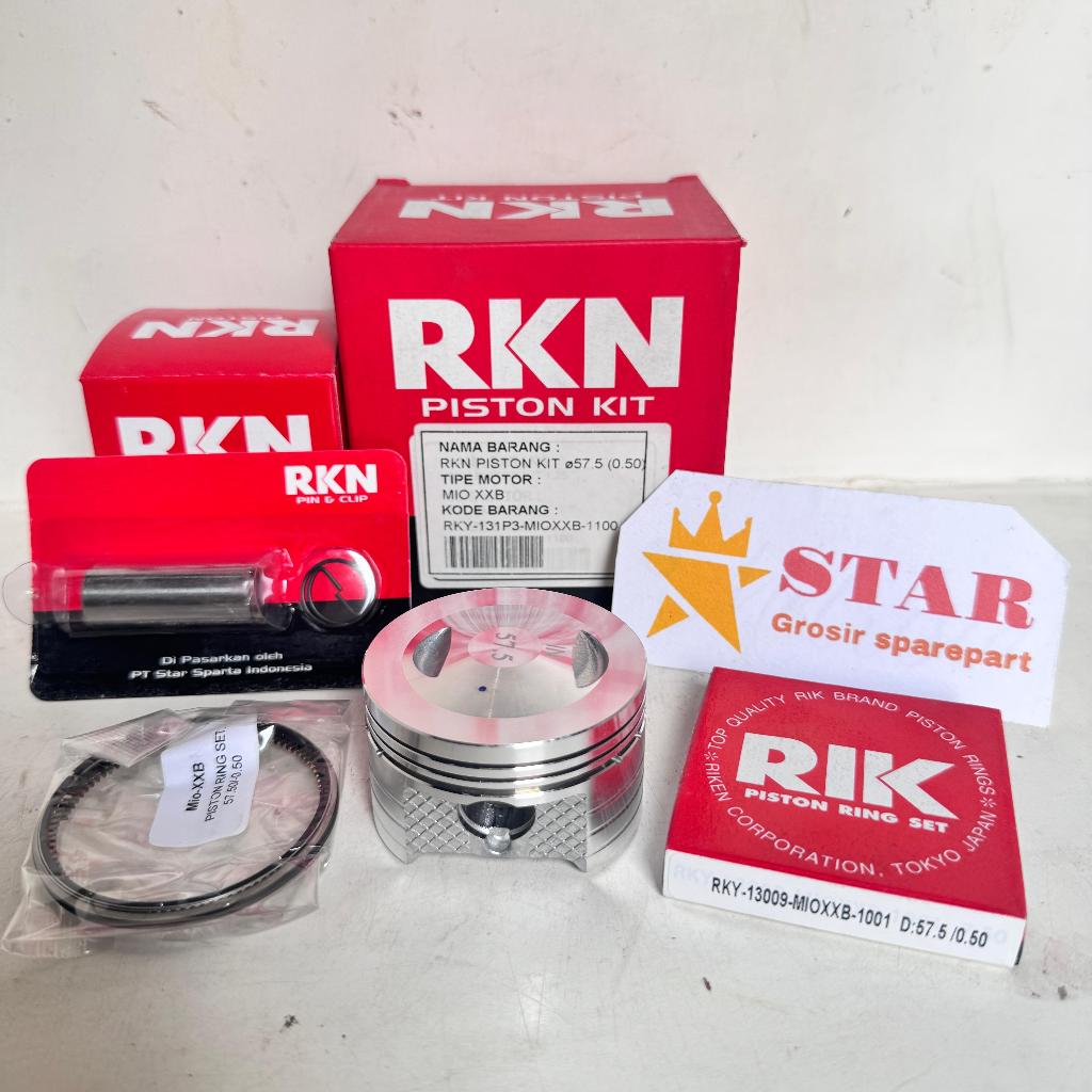 PISTON KIT MIO XXB DOME DOUBLE XB BIG BORE UP RIK RKN RIKEN PEN 15