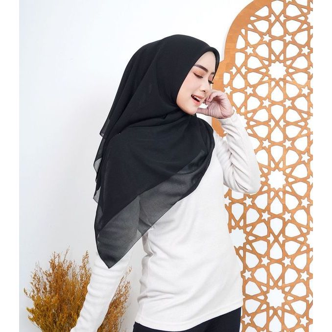 Mint Hijab - Afsana Segi Empat - Premium Chiffon Voile