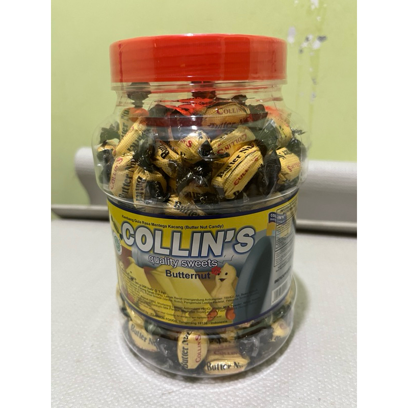 

Permen Collins Butter Nut Pertoples isi 208 Pcs