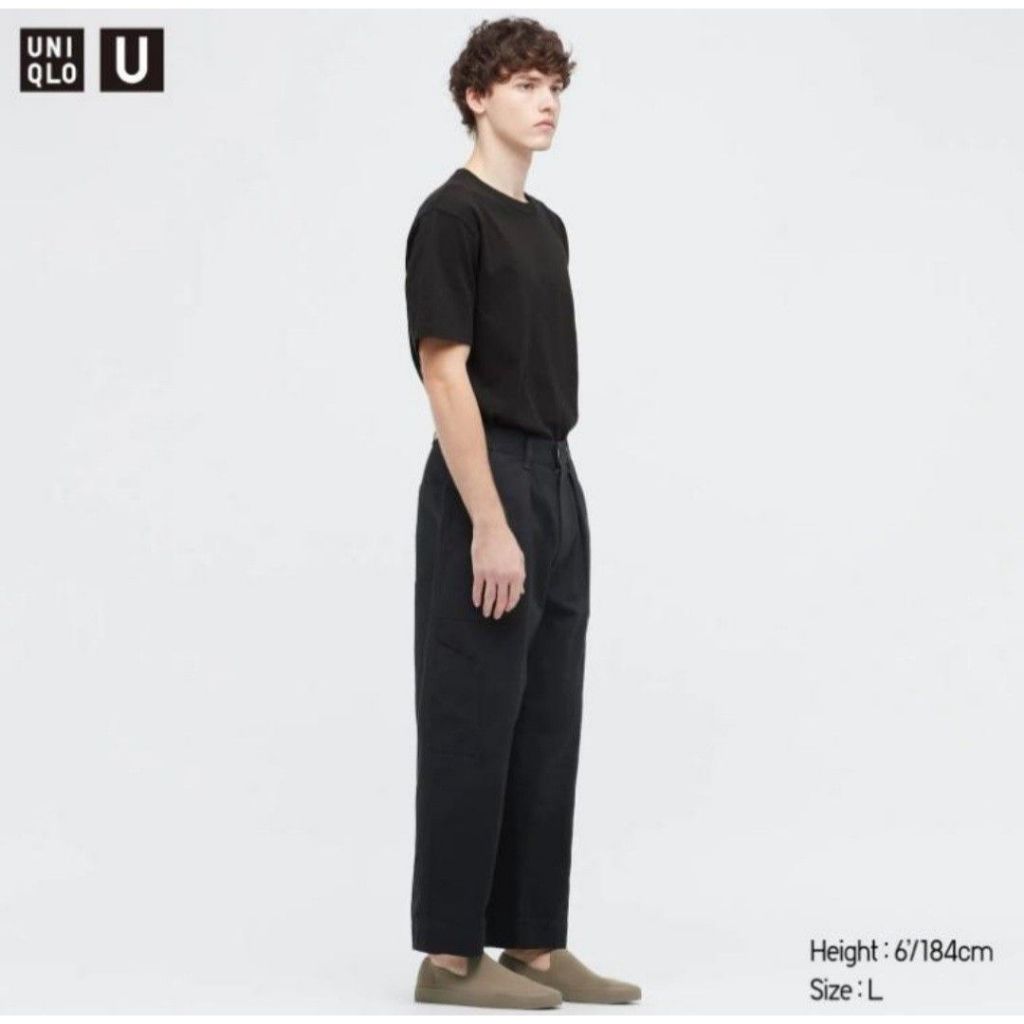 PRELOVED UNIQLO ankle pants black