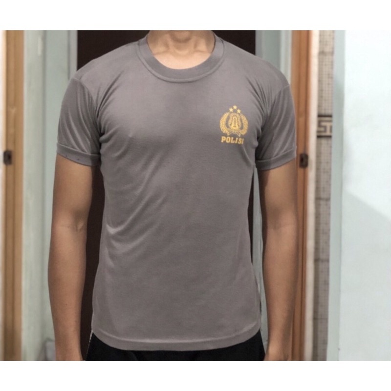PERLENGKAPAN PROMO KAOS PRIA POLISI/KAOS POLISI/KAOS DALEMAN POL POLISI/KAOS POLISI TERBARU