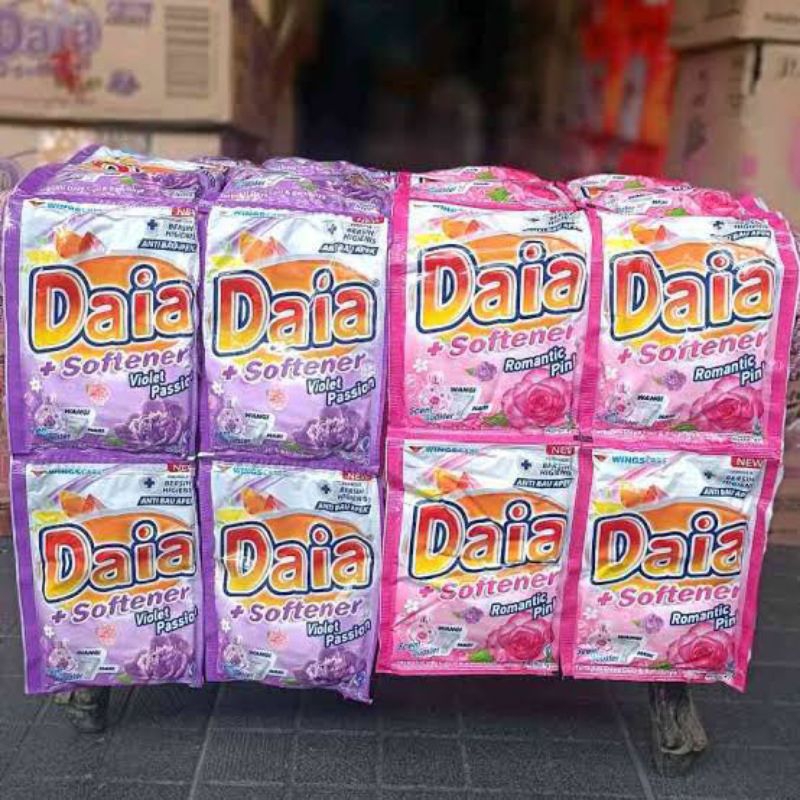 DAIA renteng Daia Renceng isi 6 pcs Violet passion dan Romantic Pink [TERMURAH]