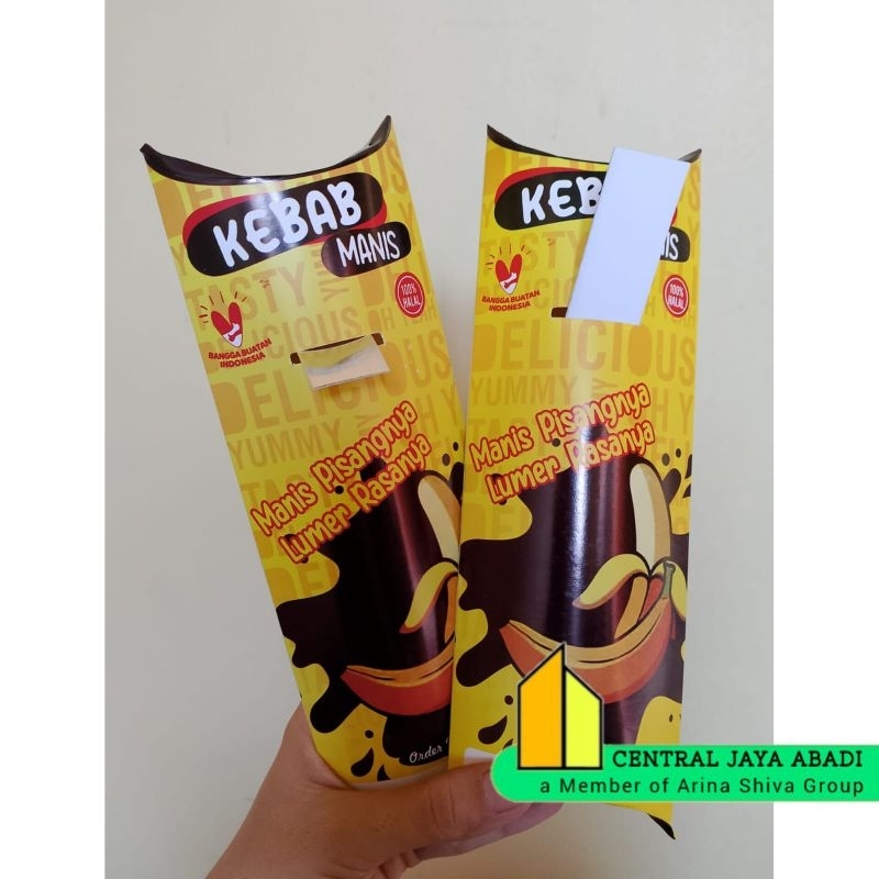 

200 LEMBAR KERTAS KEBAB PISANG MANIS TARIKAN IVORI PUTIH 24.5 × 9.5 CM HIGH QUALITY TEBAL PRODUK TERBARU | KOTAK KEBAB KEKINIAN | DUS KEBAB MANIS VIRAL TIKTOK | KEMASAN KEBAB PISANG | BOX KEBAB PISANG MURAH | TOKO KEBAB OFFICIAL | CENTRAL JAYA ABADI 225