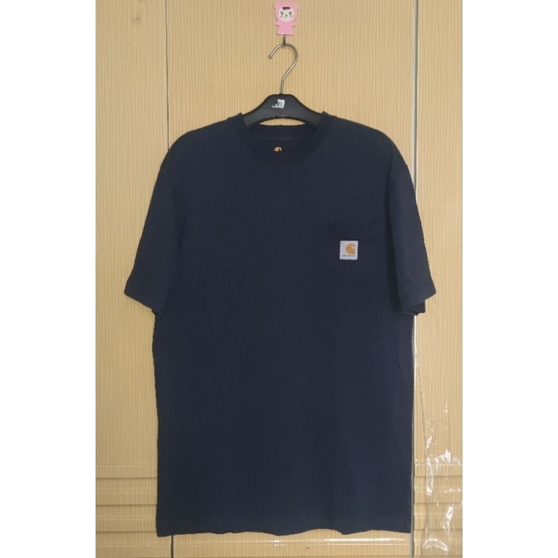 TSHIRT CARHARTT NAVY SECOND ORIGINAL