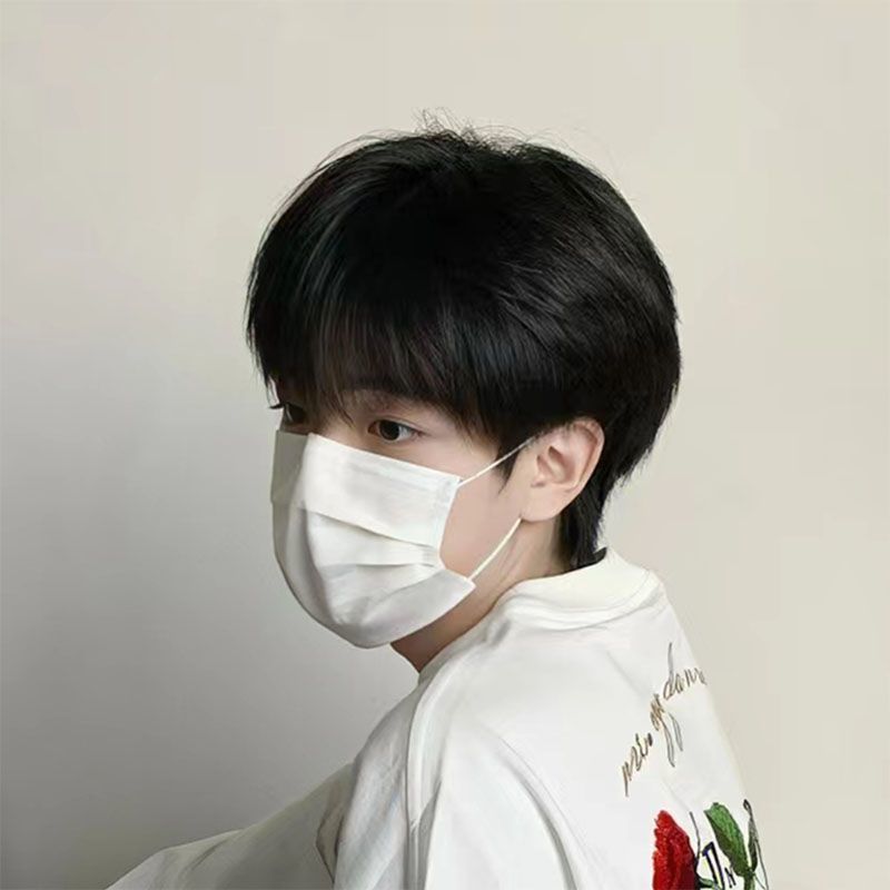Rambut Palsu Pria Wig Cowok Pendek Rambut Wig Pria Pendek Korea Wig Laki Laki