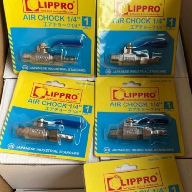 Stop Kran Model Hato Japan Lippro/ Stop Kran Angin Kompresor LIPPRO AIR CHOCK 1/4"