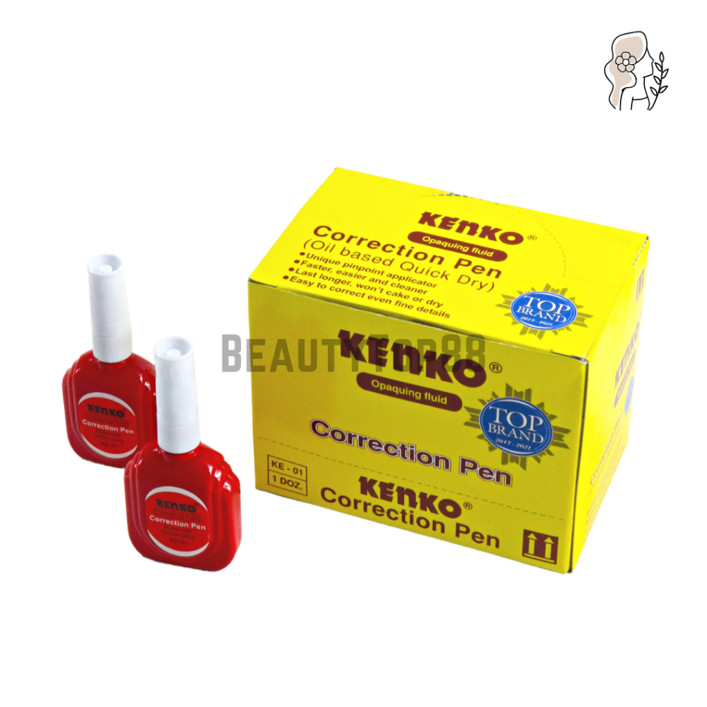 

Tipe X Cair Kenko KE-01 - Correction Pen Tip-X Fluid Botol Merah