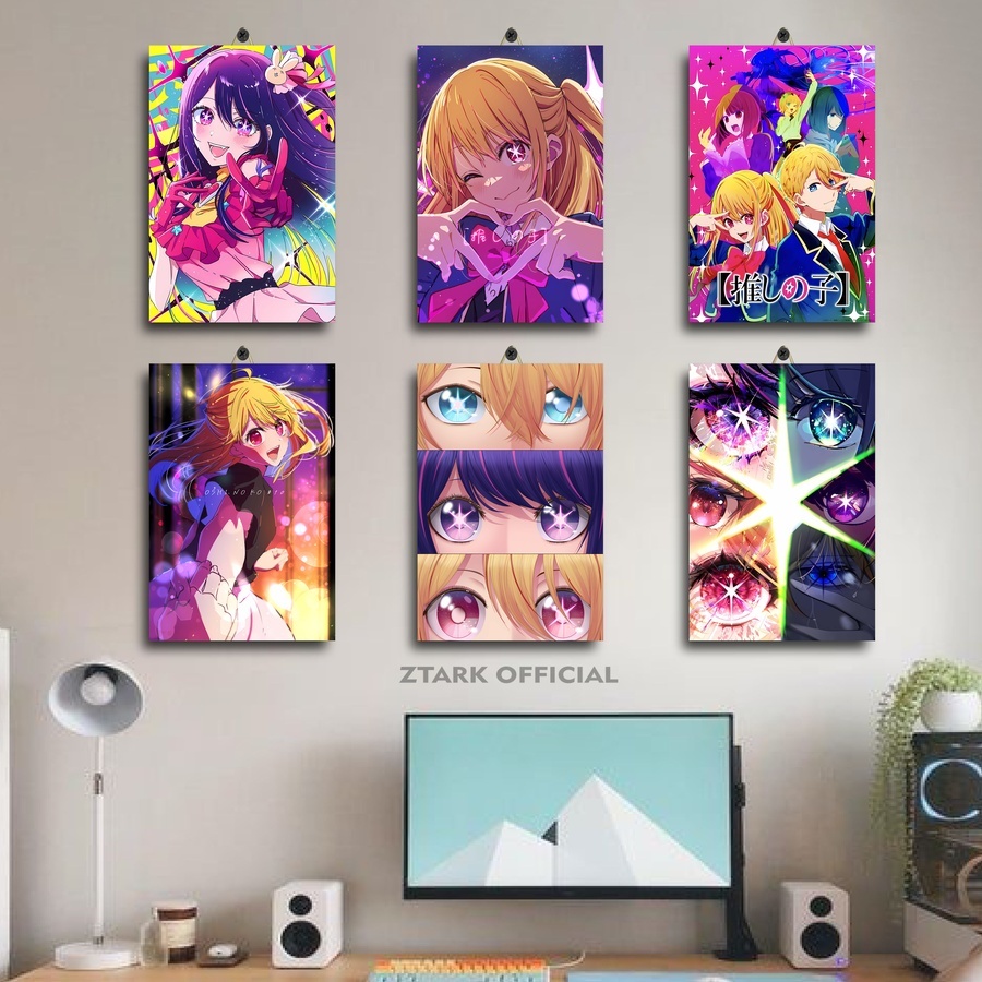 Poster Kamar Gaming Foto Anime Waifu Oshi No Ko | Dekorasi Kamar Gaming | Edukasi Poster |DYJ/RNXFA