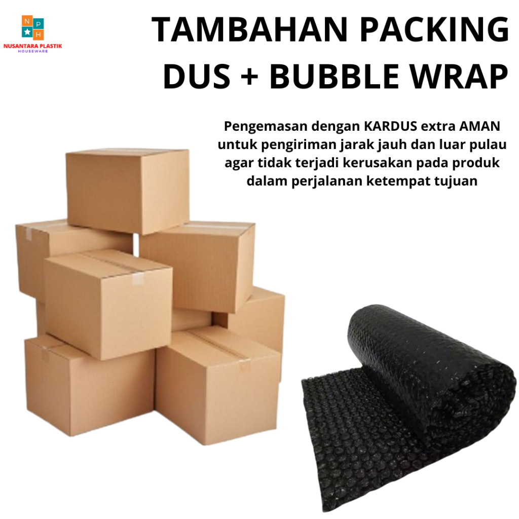 

Tambahan Packing Bubble Wrap/Dus