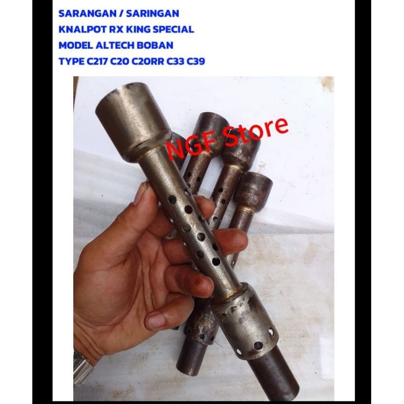 SARINGAN SARANGAN KNALPOT RX KING SPECIAL ALTECH BOBAN TYPE C17 C20 C20RR C33 C39