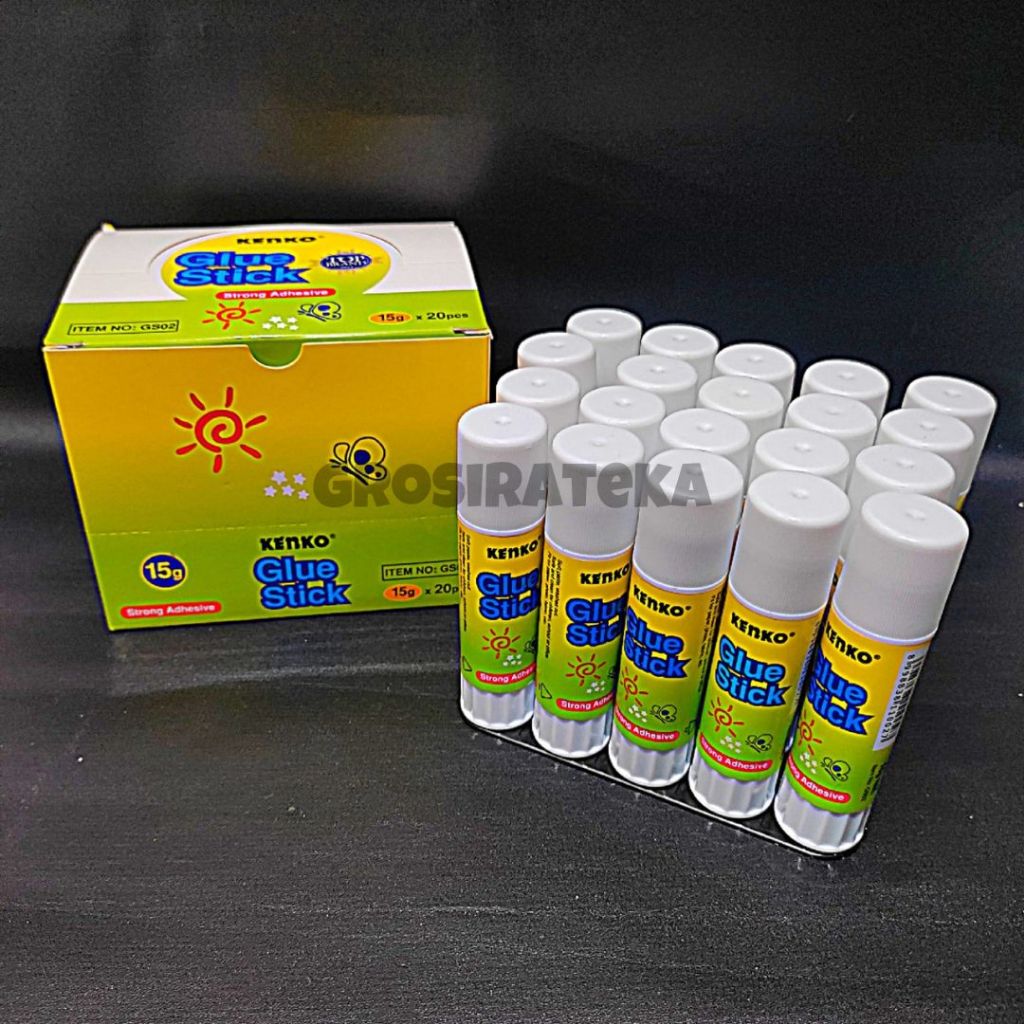 

LEM STICK, GLUE STICK, LEM KERTAS, GLUE STICK 15 GR KENKO