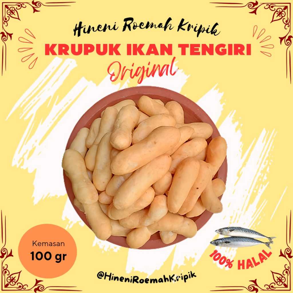 

Krupuk Ikan Tengiri / Amplang Lestari Panjang / Bulat 100G