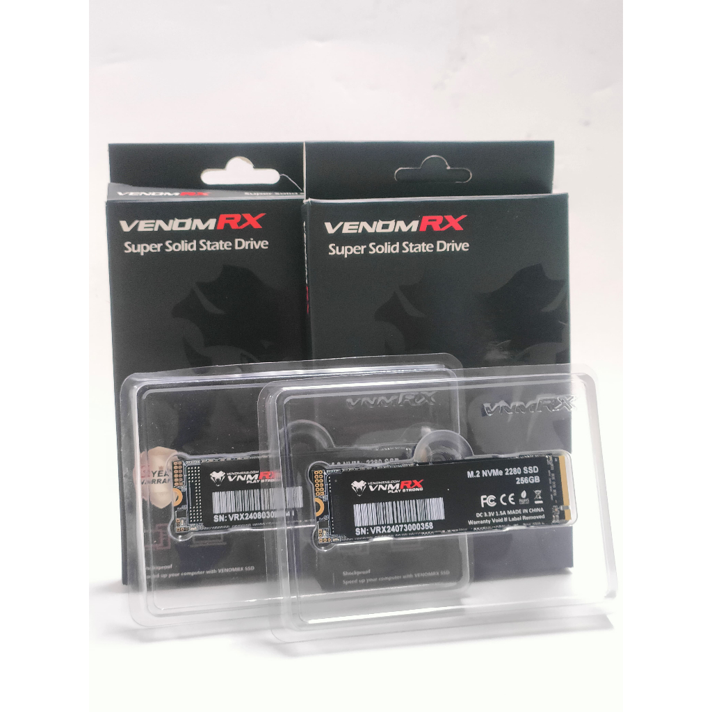 SSD M.2 Nvme PCI.e 3x4 Venom Rx 128GB/256GB Garansi 3 Tahun
