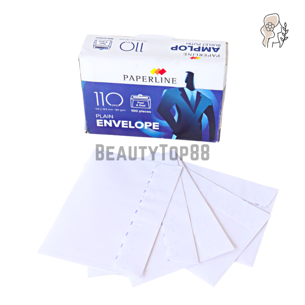 

Amplop Putih 110 PPS Paperline Ukuran 114 x 162 mm