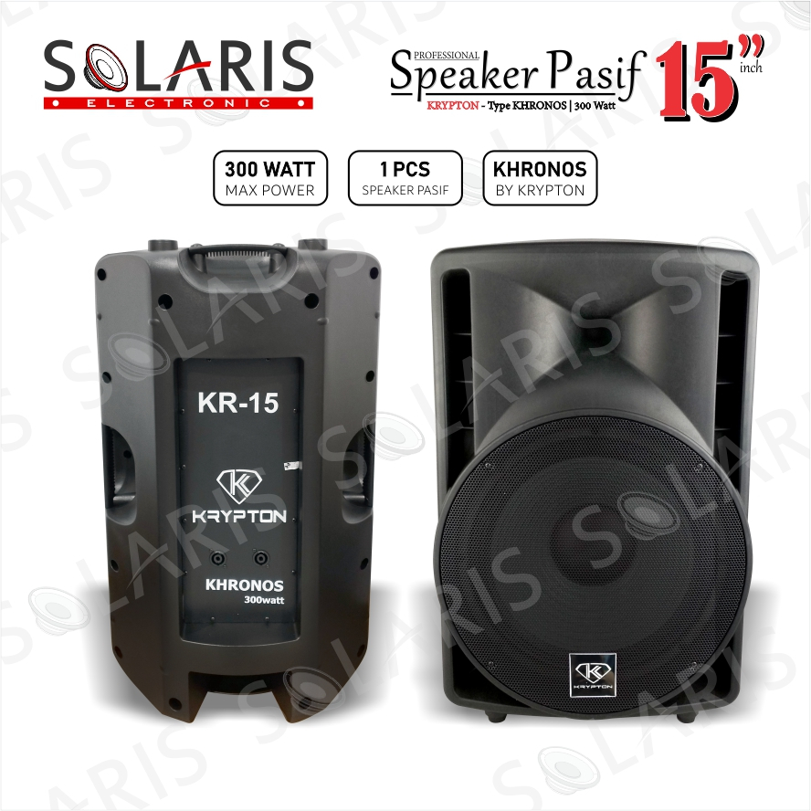 SPEAKER PASIF 15 Inch 300 Watt KRYPTON tipe Khronos Stratos Midas BONUS STAND
