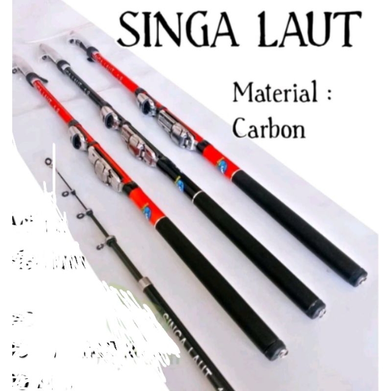 joran  Antena Neptuna Singa Laut bahan carbon 240 270 300