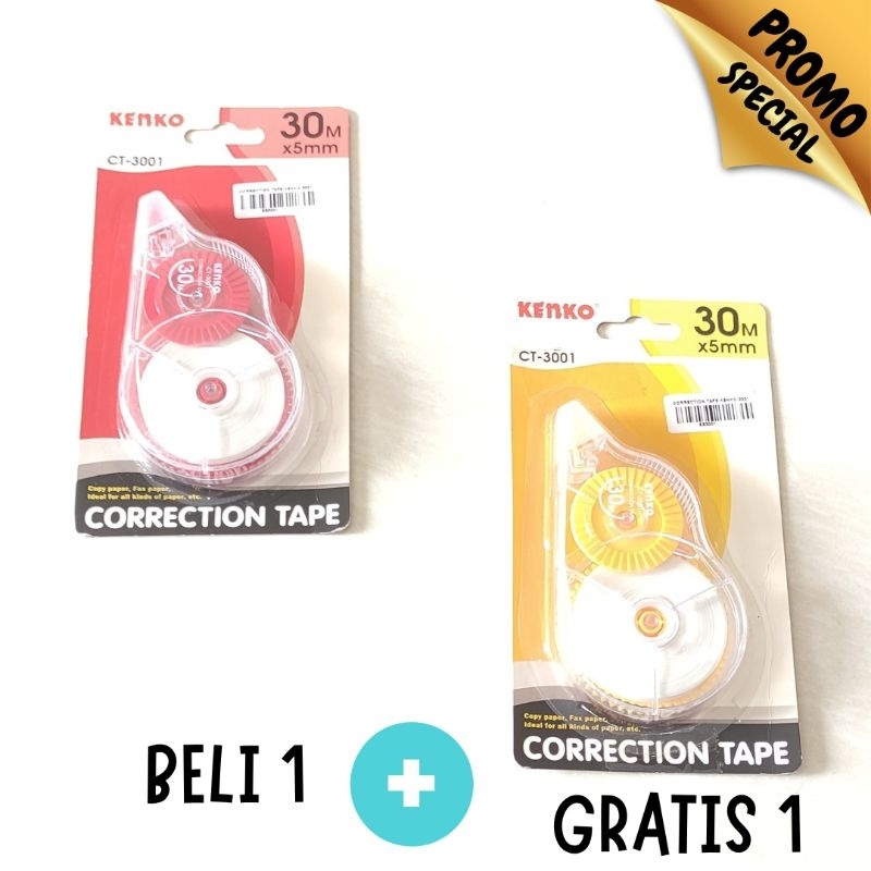 

KENKO CORRECTION TAPE CT-3001 30m X 5mm