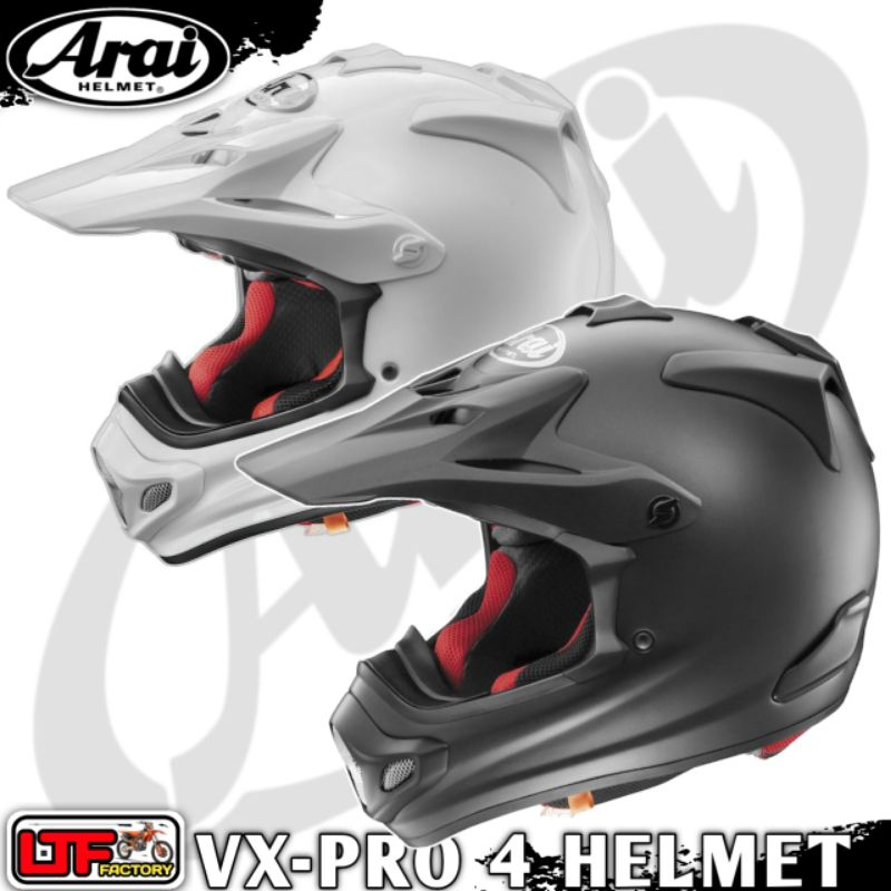 ARAI VX-PRO 4 HELMET - HELM ADVENTURE TRAIL - ENDURO OFF-ROAD - SUPERMOTO MOTOCROSS ORIGINAL - HITAM