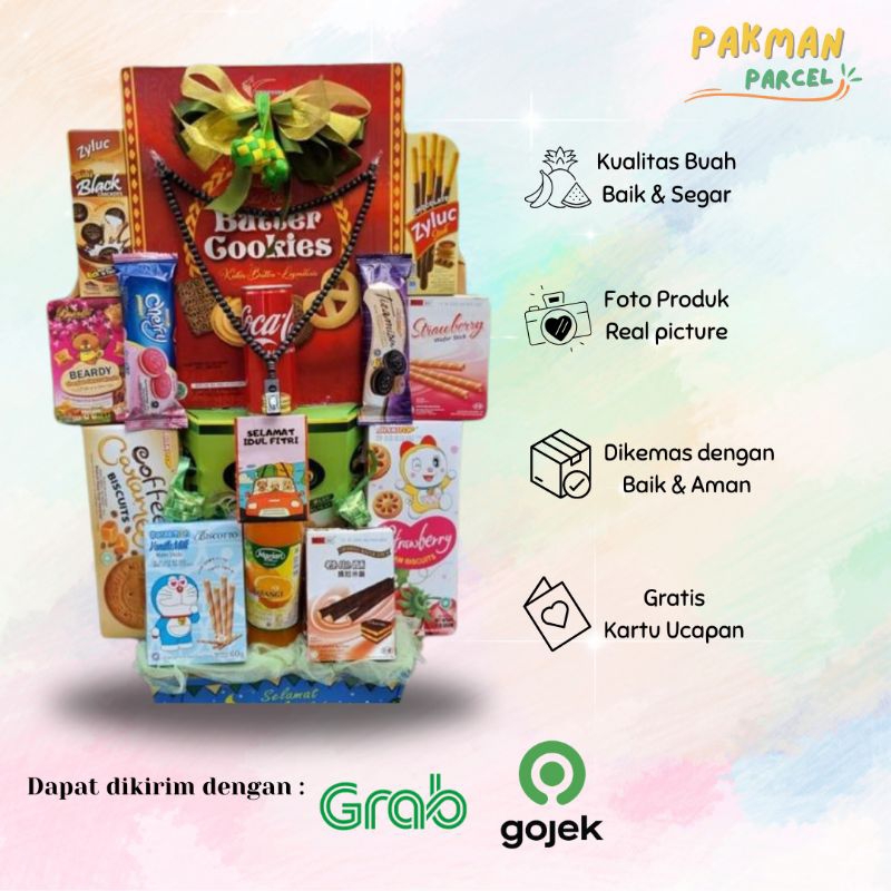 

Parcel Snack / Bingkisan Snack Lebaran / Bingkisan Ramadhan / Parcel Natal / Parcel Imlek / Parcel Cantik