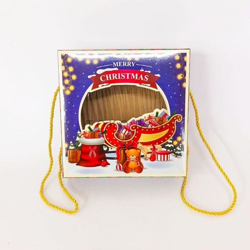 

dus Christmas dengan tali UK 20*20*6