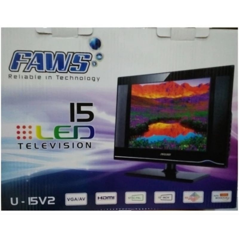 TV FAWS 15" sudah digital tanpa setup box