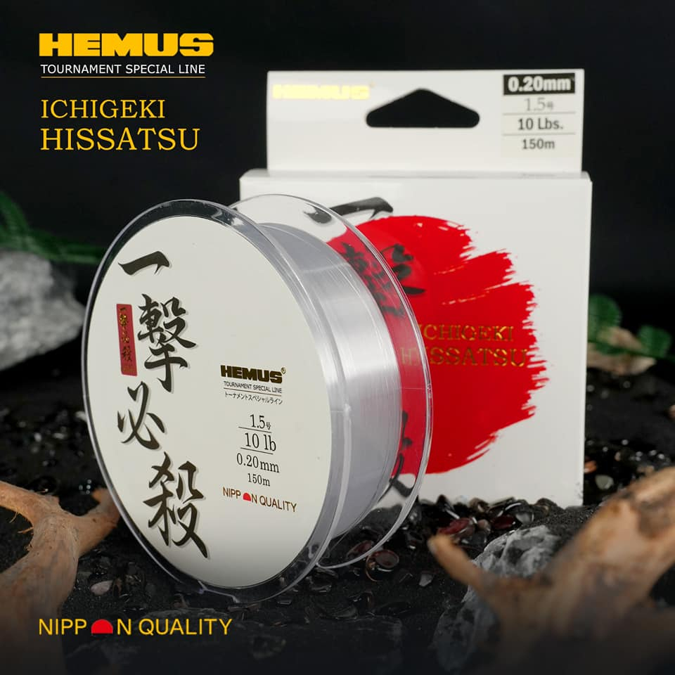 SENAR / LINE MONO HEMUS ICHIGEKI HISSATSU (Color CLEAR) 150m