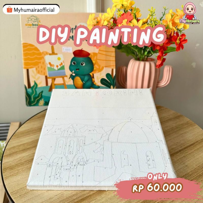 

[TENGGARONG] DIY PAINTING/PAINT BY NUMBERS/SET MELUKIS
