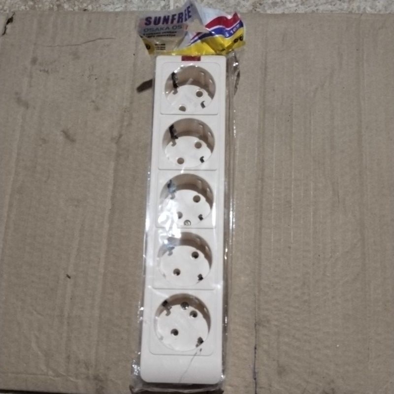 stop kontak sunfree 5 lubang