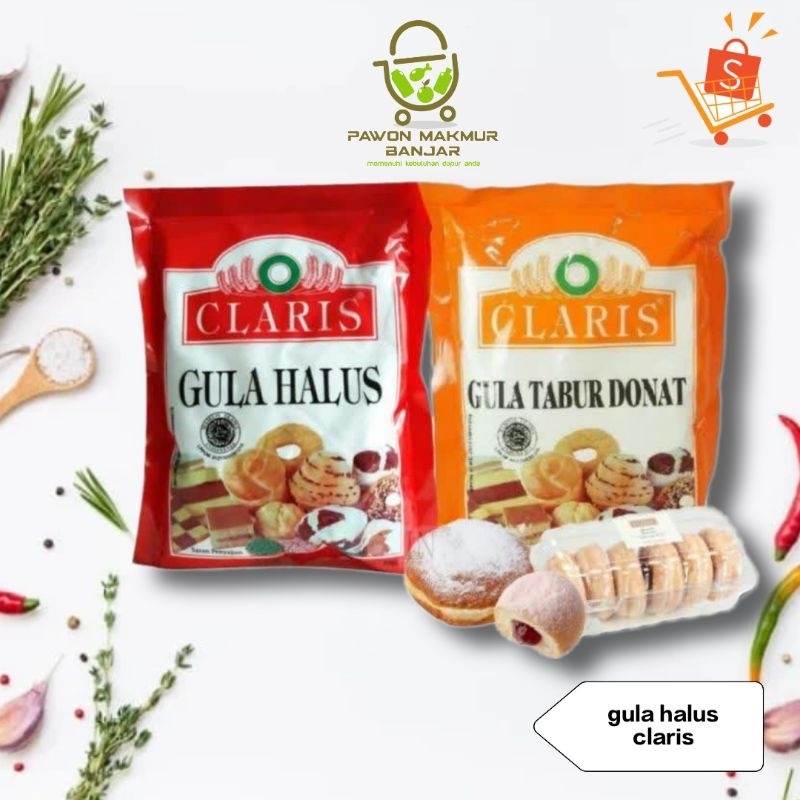 

CLARIS GULA HALUS / GULA TABUR DONAT 250gr