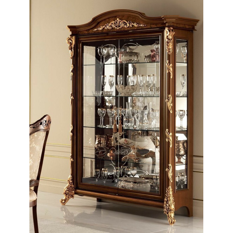 Lemari hias / Lemari pajangan kayu jati