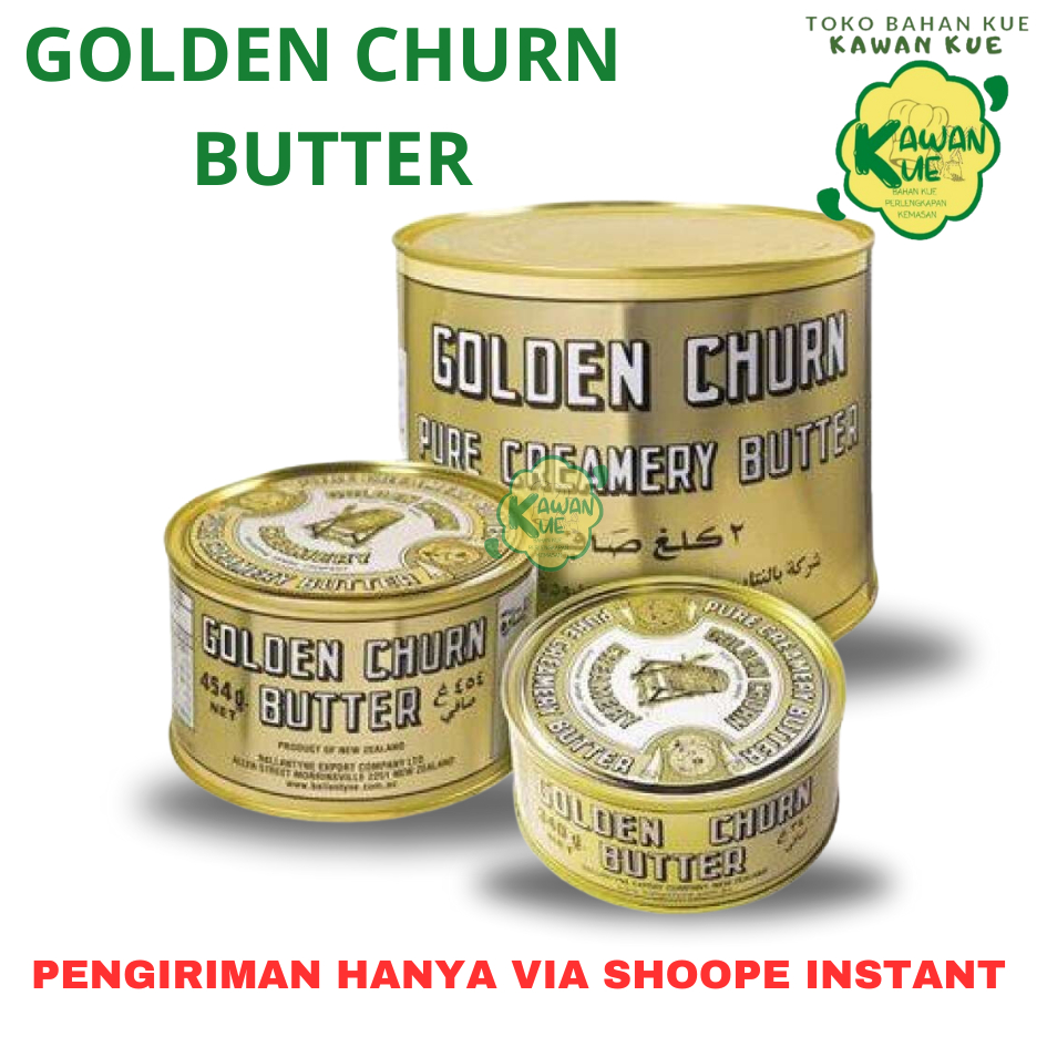 

GOLDEN CHURN BUTTER 340 GR/ MENTEGA CREAMY BUTTER / MENTEGA CREAMY BUTTER KEMASAN KALENG