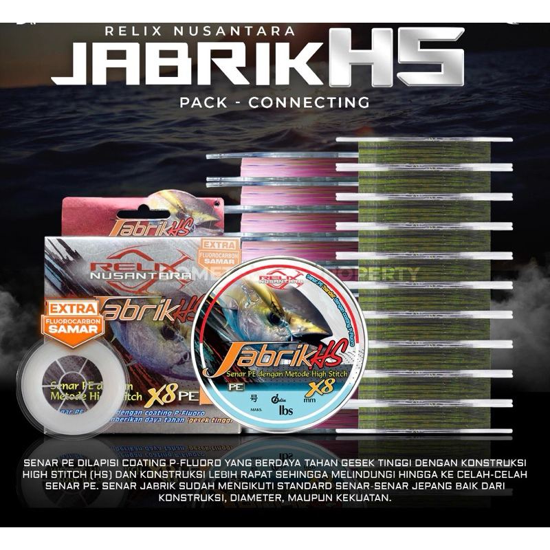 Senar PE Jabrik Hs relix nusantara