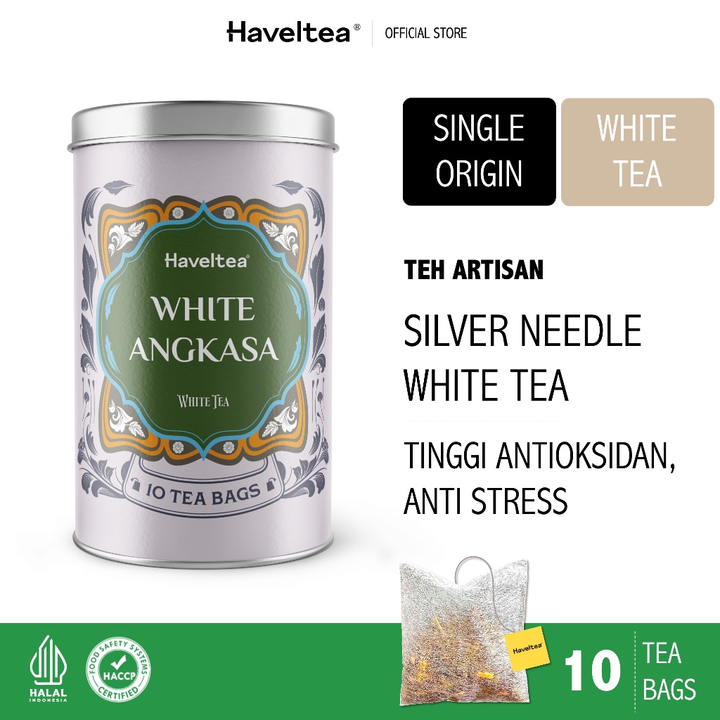 

WHITE ANGKASA | Big Tin | Haveltea | White Tea | Silver Needle