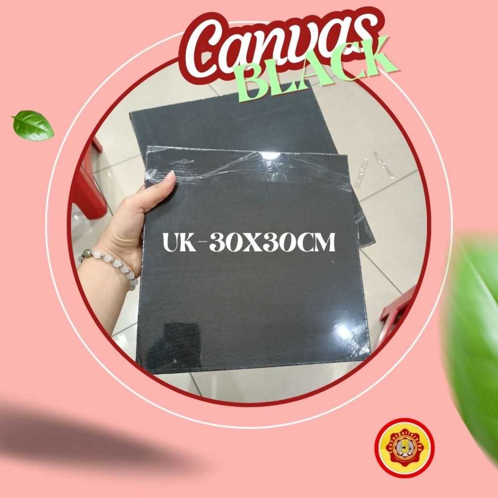 

Promo! KANVAS LUKIS 30X30 CM | Black - WATER COLOR, SMOOTH QUALITY Tebal Premium-Murah berkualitas