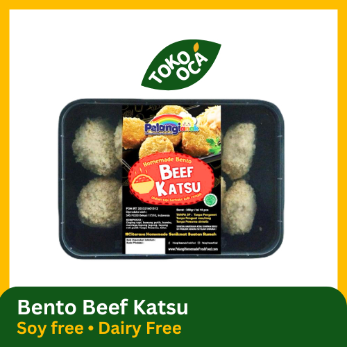 

Pelangi Beef Katsu Bento Sehat Non MSG Non Pengawet | Non dairy & Egg free