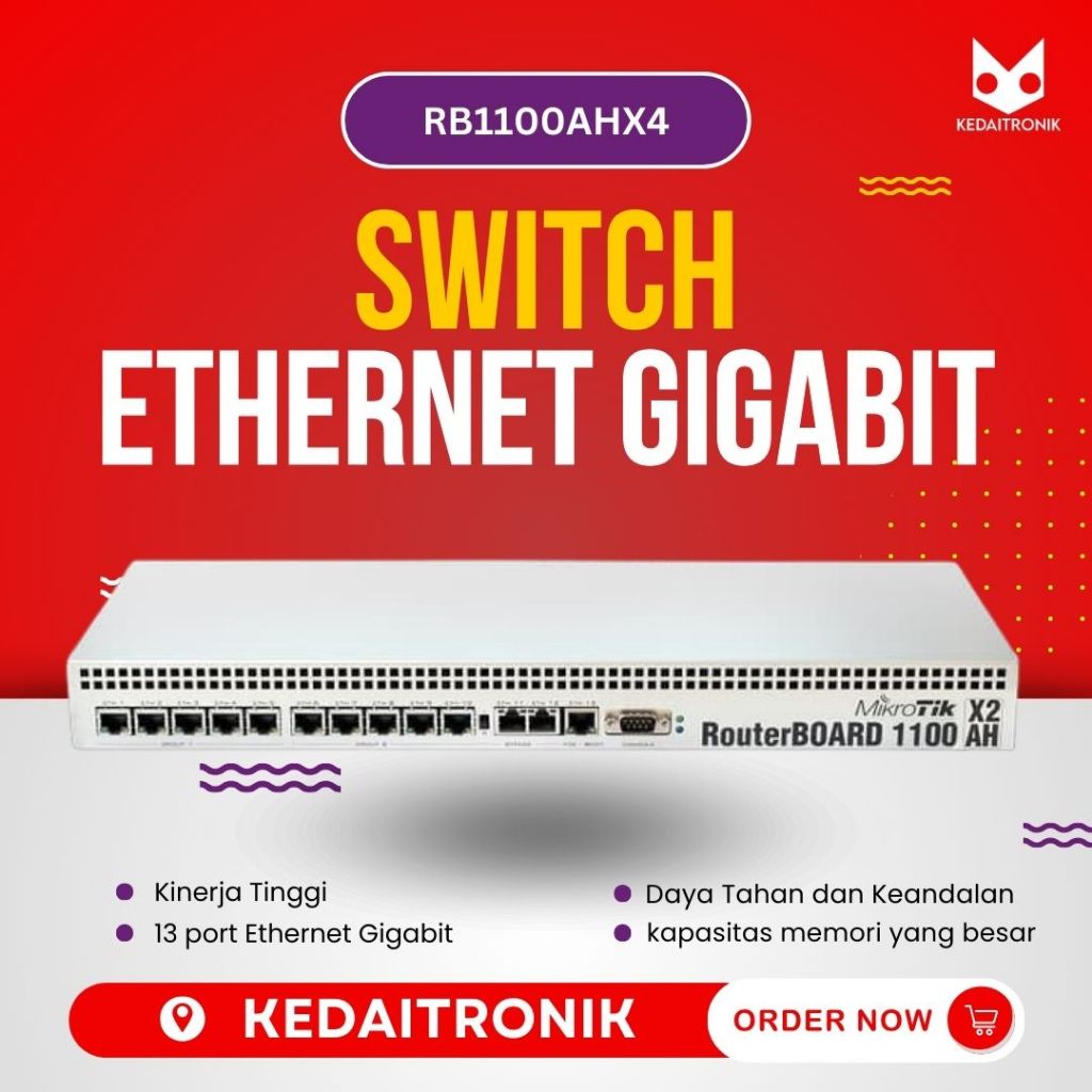 NEW Mikrotik RB 1100 AHx4 RB1100 AH x4 RB1100x4 RB1100AHx4