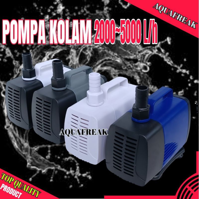 WATERPUMP - MESIN POMPA KOLAM IKAN DAN HIDROPONIK AQUARIUM  SUBMERSIBLE  filter low waterpump celup 