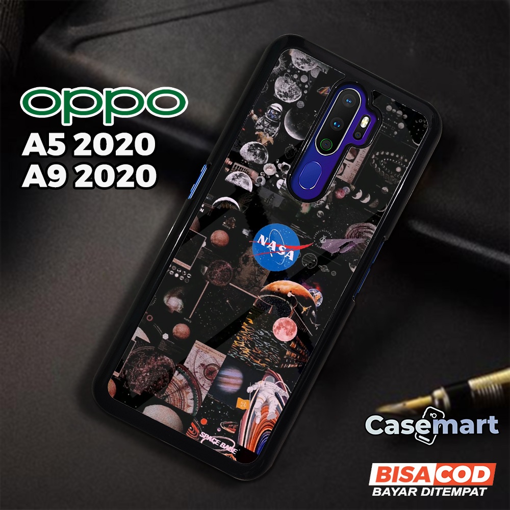 Case OPPO A5 A9 2020  Casing OPPO A5 A9 2020 Casemart [NASA] Case Glossy Case Aesthetic Custom Case 