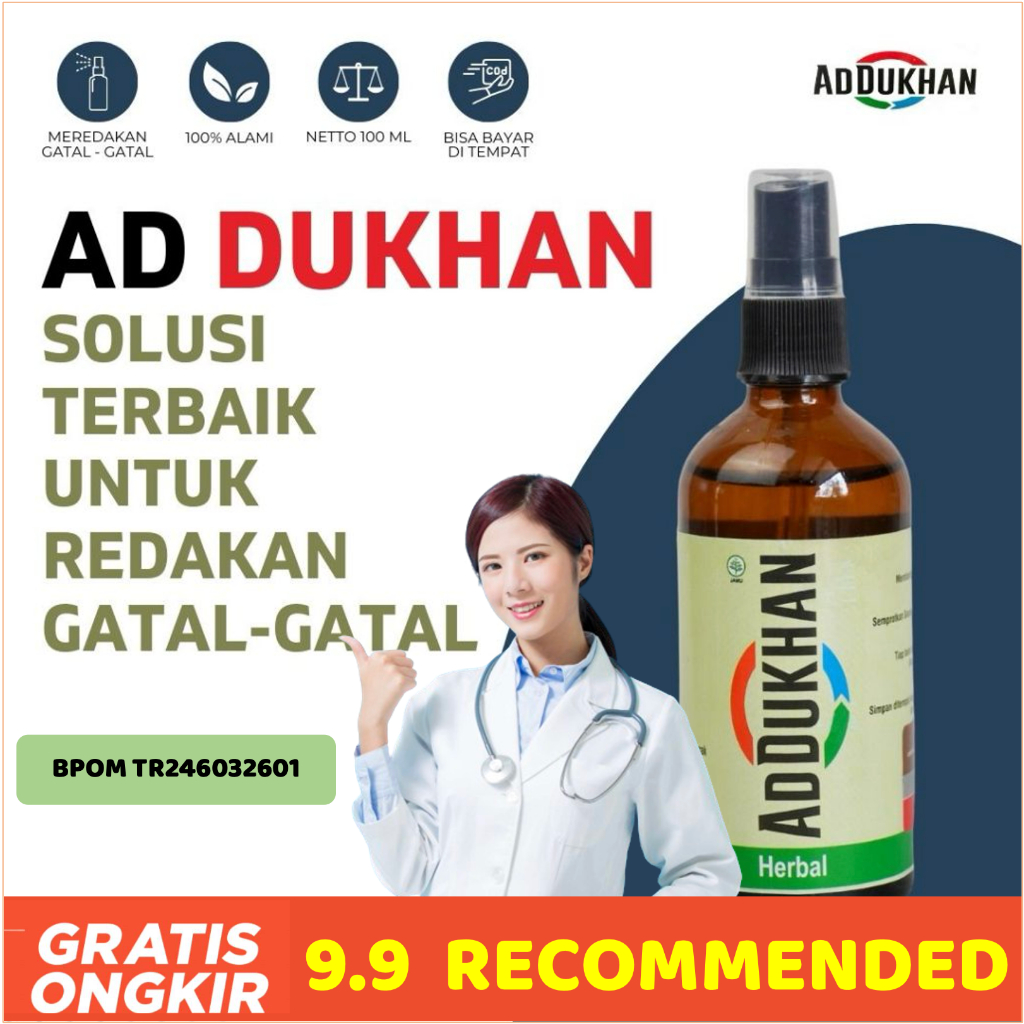 Ad Dukhan 100 % Original | 2x Ampuh Atasi Gatal Selangkangan | Obat Salep Gatal dan Sabun Binahong O