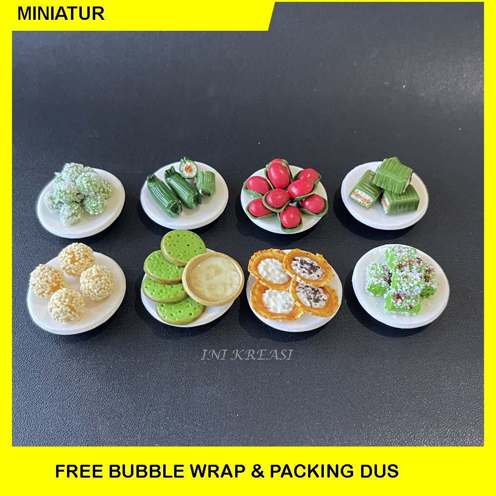 MAGNET MINIATUR TEMPELAN KULKAS CLAY NEW JAJANAN PASAR