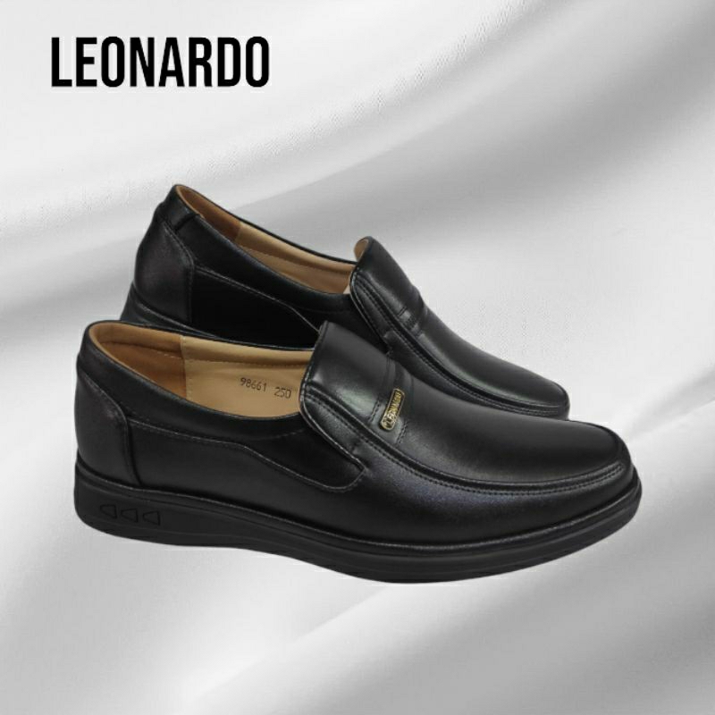 Sepatu Pantofel Pria Kulit -- Leonardo -- Sepatu Pria Kulit --
