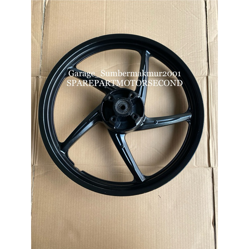 Velg veleg pelek pelk roda belakang honda supra x 125 dd dobel disk second UTUH original lepasan mot