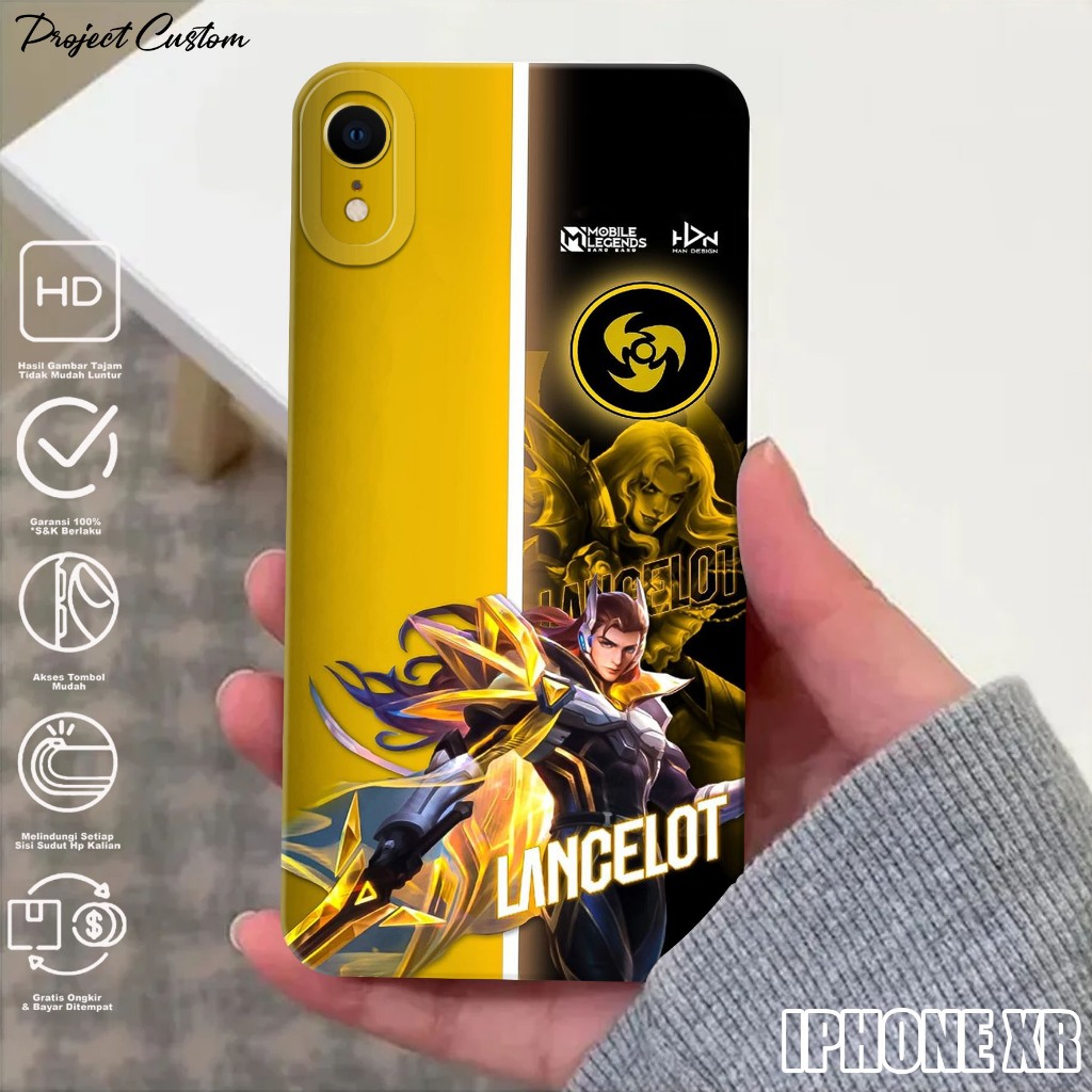 Case IPhone Xr - Casing Hp IPhone Xr ( Hero MobileLegend ) Silikon Hp - Pelindung Hp - Kondom Hp  - 