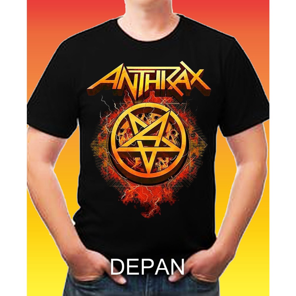 Kaos band vintage 90s ANTHRAX